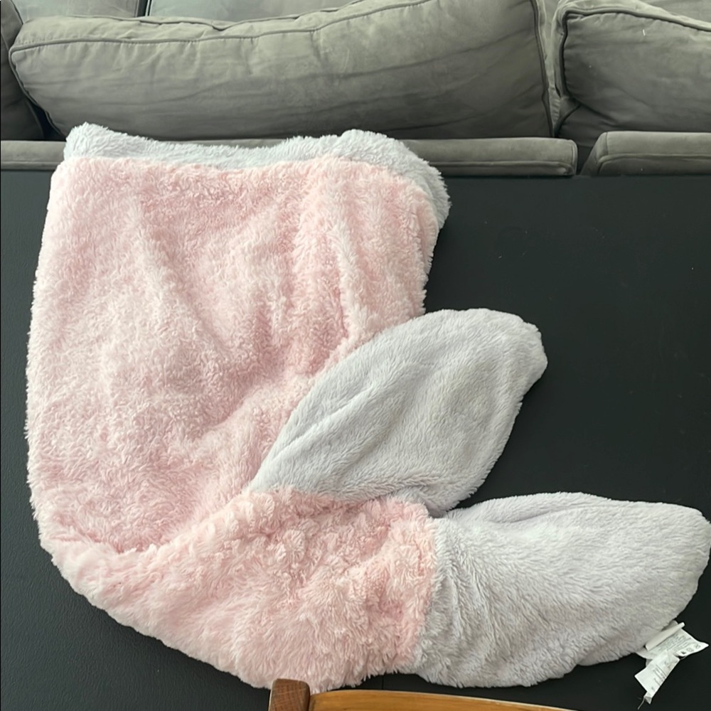 Soft Pink and purple children’s mermaid Fuzzy Blanket